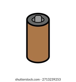 Plantillas de diseño de Vector de icono de batería simples y modernas