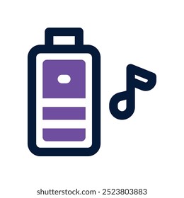 battery icon. vector dual tone icon for your website, mobile, presentation, and logo design.