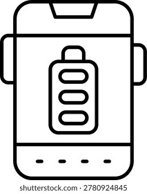 Battery Icon Vector Element line icon design vector icons