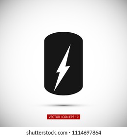 Battery Icon, Vector EPS 10 illustration style