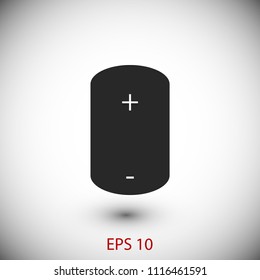 Battery Icon, Vector EPS 10 illustration style