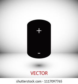 Battery Icon, Vector EPS 10 illustration style