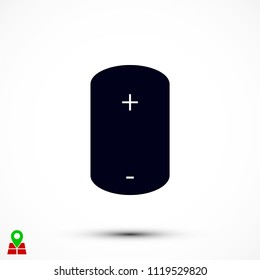 Battery Icon, Vector EPS 10 illustration style