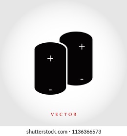 Battery Icon, Vector EPS 10 illustration style