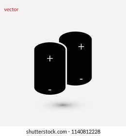 Battery Icon, Vector EPS 10 illustration style