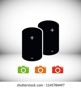 Battery Icon, Vector EPS 10 illustration style