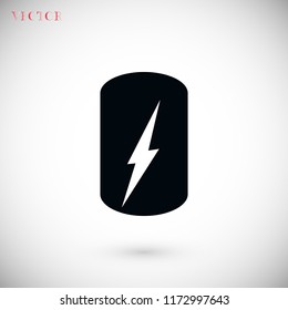 Battery Icon, Vector EPS 10 illustration style