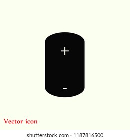 Battery Icon, Vector EPS 10 illustration style