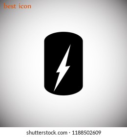 Battery Icon, Vector EPS 10 illustration style
