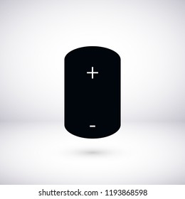 Battery Icon, Vector EPS 10 illustration style