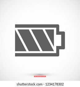 battery icon. Vector  Eps 10 