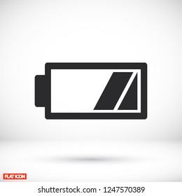 battery icon. Vector  Eps 10 