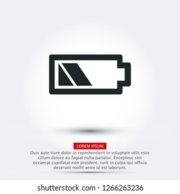 battery icon. Vector  Eps 10 