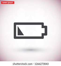 battery icon. Vector  Eps 10 