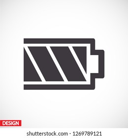 battery icon. Vector  Eps 10 