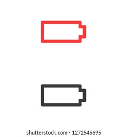 battery icon. Vector  Eps 10 