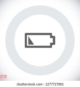 battery icon. Vector  Eps 10 