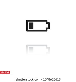 battery icon. Vector  Eps 10 