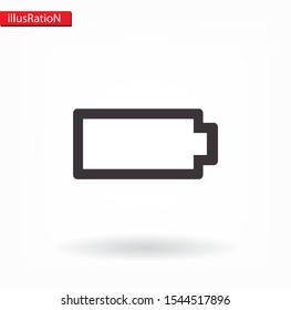 battery icon. Vector Eps 10 . Lorem Ipsum Flat Design
