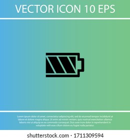 battery icon. Vector EPS 10. Lorem Ipsum Design Flat. linear work. battery icon. battery recharging