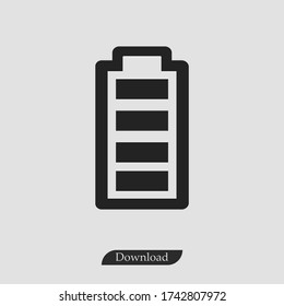 Battery icon vector eps 10