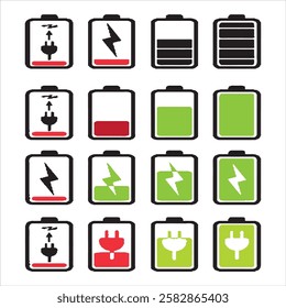 BATTERY ICON VECTOR eps 10
