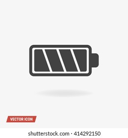 Battery icon vector, eps 10