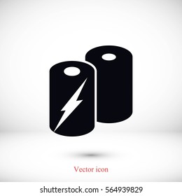 Battery Icon, Vector EPS 10 illustration style