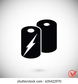 Battery Icon, Vector EPS 10 illustration style