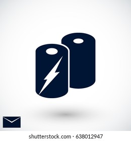 Battery Icon, Vector EPS 10 illustration style