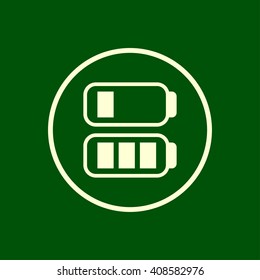 battery icon. vector eps10 icon
