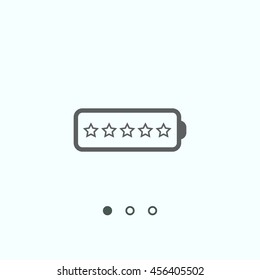 Battery Icon, vector, icon flat
