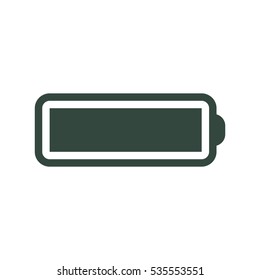 Battery Icon Vector flat design style