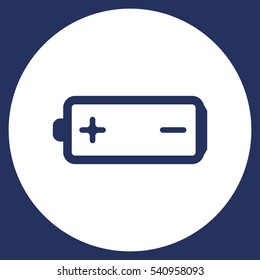Battery Icon Vector flat design style