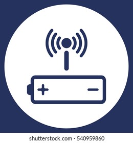 Battery Icon Vector flat design style