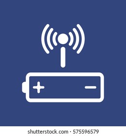 Battery Icon Vector flat design style