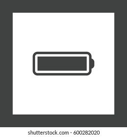 Battery Icon Vector flat design style