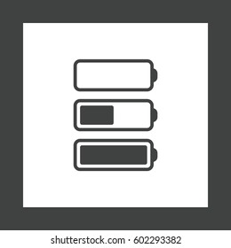 Battery Icon Vector flat design style