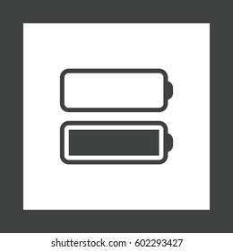 Battery Icon Vector flat design style