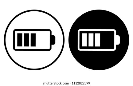 Battery icon. Vector illustration