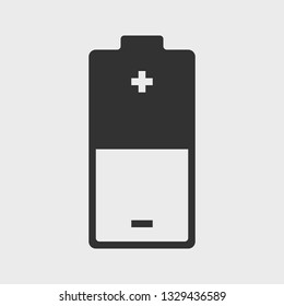 Battery icon. Vector illustration.