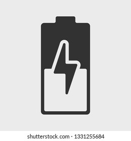 Battery icon. Vector illustration.