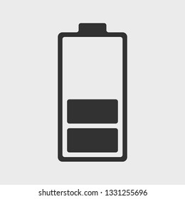 Battery icon. Vector illustration.