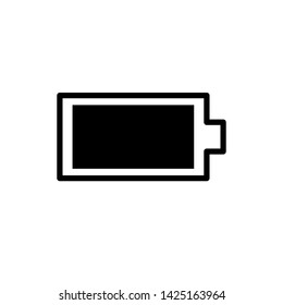 battery icon vector - illustration vector