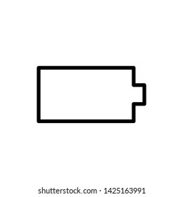 battery icon vector - illustration vector
