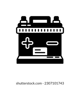 Battery icon in vector. Illustration