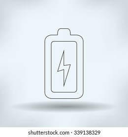 Battery Icon Vector illustration