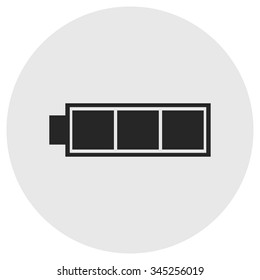 battery icon . Vector illustration.