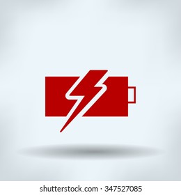 Battery Icon Vector illustration