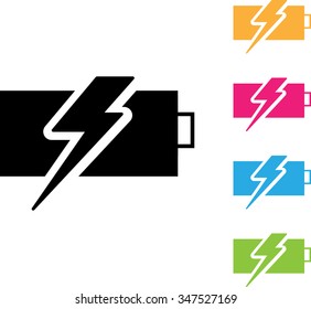 Battery Icon Vector illustration